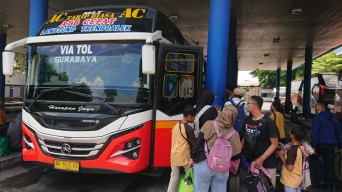 Penumpang di Terminal Gayatri Tulungagung Meningkat Jelang Puncak Arus Balik
