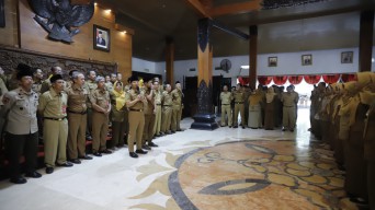 Pesan Mendalam Mas Ipin dalam Apel ASN di Pemkab Trenggalek