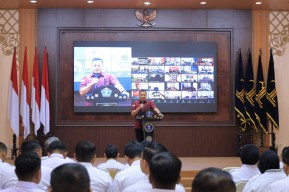 Dikunjungi Dirjen HAM, Kemenkumham Jatim Komitmen Laksanakan P5HAM