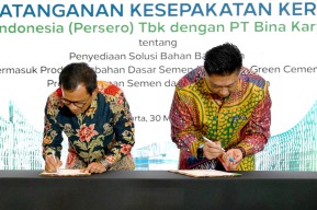 SIG dan Bina Karya Kerja Sama Penyediaan Green Cement untuk Proyek IKN