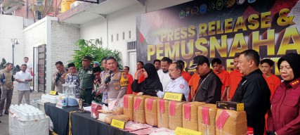 Polresta Malang Kota Klaim Selamatkan 440 Ribu Jiwa dari Bahaya Narkoba