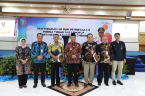 Pesan Pj Bupati Jombang Sugiat pada Purna PNS, Pengabdian Tak Mengenal Akhir