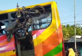 Mahasiswa Unej Praktikum, Dapat Kasur Lipat, Bus Terguling di Bojonegoro