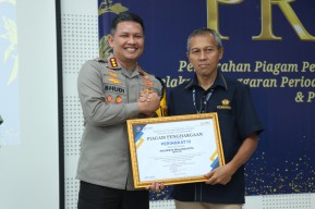 Polresta Malang Kota Raih Penghargaan Satker Terbaik Atas Pelaksanaan Anggaran