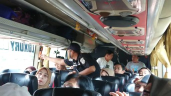 Razia Bus Pariwisata di Tulungagung, Hasilnya: Banyak Kendaraan Ditilang