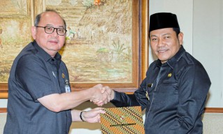 Wabup Subandi Resmi jadi Plt Bupati Sidoarjo