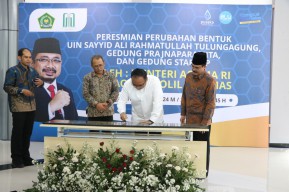 Resmikan Gedung UIN Tulungagung, Menteri Agama Singgung Polemik Visa Haji