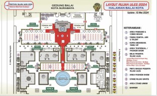 Lokasi Parkir Pengunjung Festival Rujak Uleg Surabaya