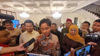 Gibran Temui Khofifah di Surabaya, Ini yang Dibahas
