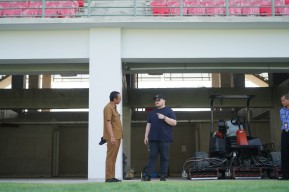 Mas Dhito Pastikan Pembangunan Stadion GDJ Kediri Dilanjutkan Kementerian PUPR