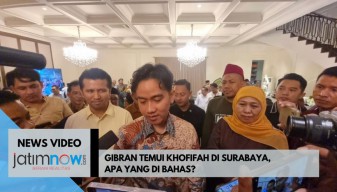 Video: Gibran Temui Khofifah di Surabaya
