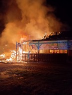 Warung Sate BMW di Ngambon Bojonegoro Ludes Terbakar