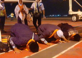 370 Jamaah Haji Kloter I Debarkasi Jatim Telah Tiba di Bandara Juanda Sidoarjo
