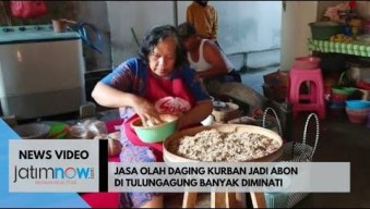 Video: Jasa Olah Daging Kurban jadi Abon di Tulungagung
