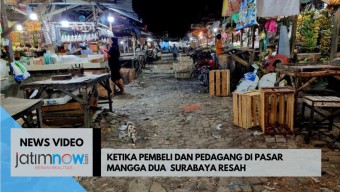 Video: Ketika Pembeli dan Pedagang di Pasar Mangga Dua Surabaya Resah