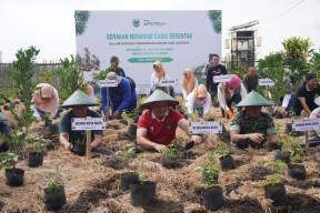 Cabai Pengaruhi Inflasi, Pj Wali Kota Batu Sosialisasikan Kemandirian Pangan