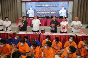 Polda Jatim Ungkap 1380 Kasus pada Sikat Semeru 2024, Turun 6,65 Persen