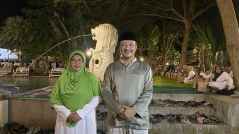 Warga Nahdliyin Doa Bersama Dukung Deny-Mudawamah di Pilbup Kediri 2024