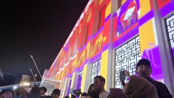 Laser Show hingga Drama Kolosal Meriahkan Pembukaan Wisata Kota Lama Surabaya
