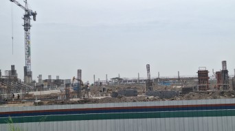 Struktur Stadion Surajaya Lamongan Baru Terbentuk, Progres Capai 25 Persen
