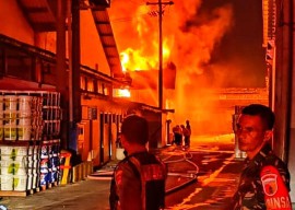 Pabrik Avian Sidoarjo Terbakar, Ini Penjelasan Damkar
