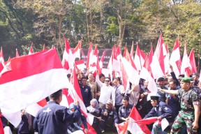 Bakesbangpol Jatim Bersama Pendamping Desa Gelar Apel Besar Kebangsaan
