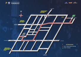 Simak Rekayasa Lalu Lintas saat Kirab Pusaka 2024 di Ponorogo