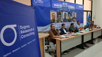 Bedah Buku Dramaturgi Politik Elektoral,  SRC Janji jadi Agen Kontrol Demokrasi