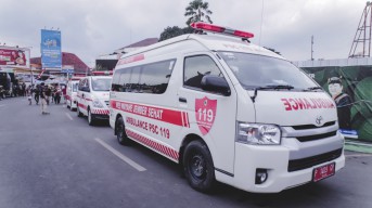 41 Ambulans dan Ratusan Tenaga Kesehatan Disiagakan Selama JFC