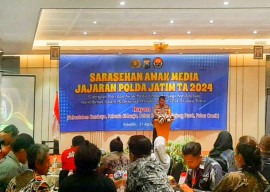 Polda Jatim Gandeng Media Massa, Deklarasikan Sinergi Kawal Pilkada di Sidoarjo