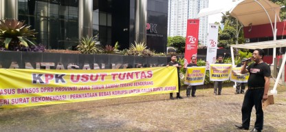 Warga Jember Demo KPK di Jakarta, Minta Kejelasan untuk Gus Fawait