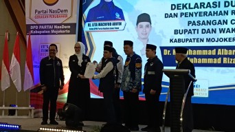 Partai NasDem Resmi Usung Gus Barra-Dokter Rizal di Pilbup Mojokerto