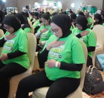 Prenatal Yoga Mom Uung, Tingkatkan Partisipasi Menyusui hingga Tekan Stunting
