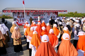 Pesan Ketua PKS Jatim saat Upacara Peringatan HUT RI ke-79