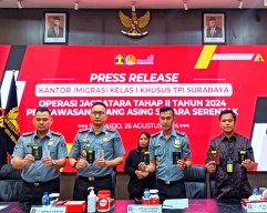 Operasi Jagratara Imigrasi Surabaya, 6 WNA Terdeteksi Langgar Izin Tinggal