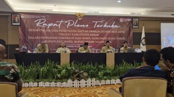 KPU Kabupaten Kediri Tetapkan DPS Pilkada 2024 Sebanyak 1,2 Juta Pemilih
