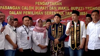 Menjawab Semua Rumor, Mas Ipin dan Syah Resmi Mendaftar ke KPU Trenggalek
