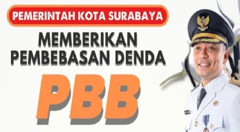 Surabaya Bebaskan Denda PBB selama Agustus 2024