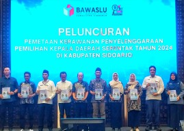 Bawaslu Sidoarjo Petakan Kerawanan Pilkada 2024, Fokus 15 IKP