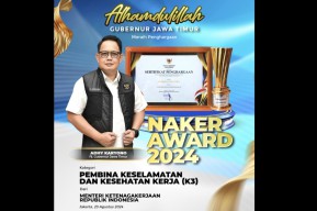 Jatim Raih Predikat Pembina K3 Terbaik Nasional, 6 Kali Berturut-turut