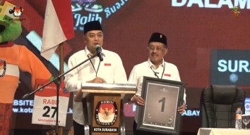Makna Nomor Urut 1 Paslon Eri - Armuji di Pilwali Surabaya