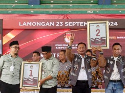 Kampanye Hari Pertama Pilbup Lamongan Sepi, Medsos Kedua Paslon Pasif