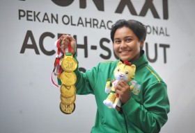 Koleksi 11 Medali, Loncat Indah Jatim Juara Umum PON Aceh-Sumut