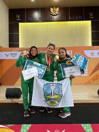 Atlet Kota Batu Sumbang 14 Medali Tim Jatim di PON XXI