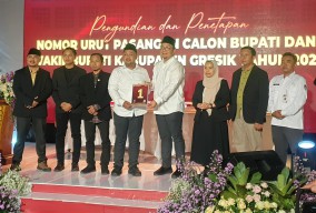 Ya - Alif Usung Slogan Gresik Baru Lebih Maju, Tawarkan Misi dan Visi Ini