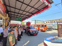 Lamongan Krisis Air Bersih, Polres Kirim Bantuan ke 14 Desa di 6 Kecamatan