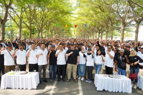 Ribuan Petani di Kabupaten Kediri Deklarasi Dukung Mas Dhito - Mbak Dewi