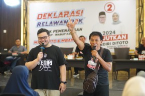 Relawan P2K Optimistis Menangkan Mas Dhito - Mbak Dewi di Pilbup Kediri
