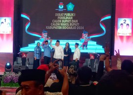 Debat Paslon Pilbup Sidoarjo: SAE Soal APBD, BAIK Bahas Grand Desain Pembangunan