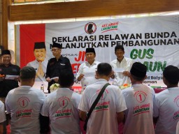 Relawan Mantan Bupati Faida Deklarasi Dukung Paslon 1 Pilbup Jember